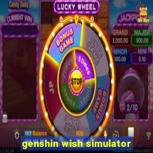 genshin wish simulator