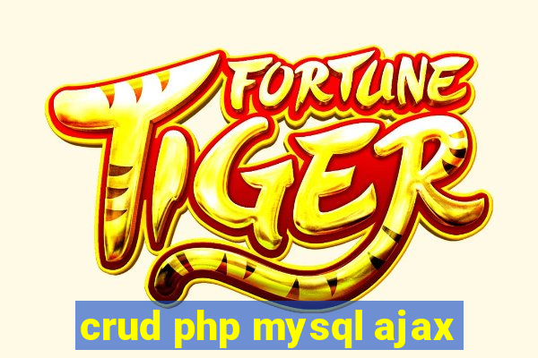 crud php mysql ajax