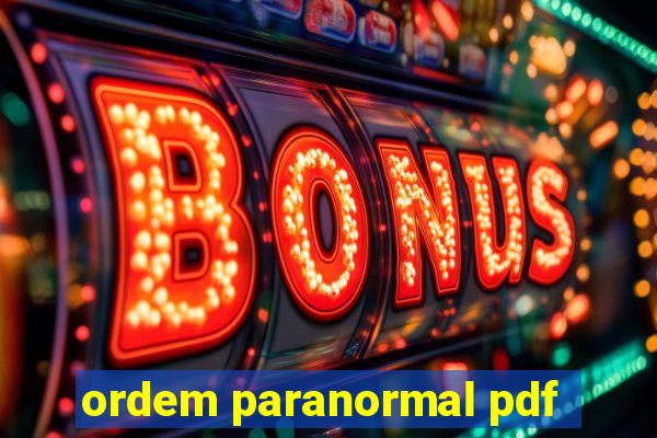 ordem paranormal pdf