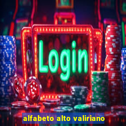 alfabeto alto valiriano