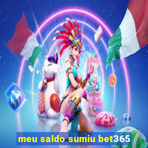 meu saldo sumiu bet365