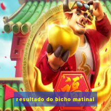 resultado do bicho matinal