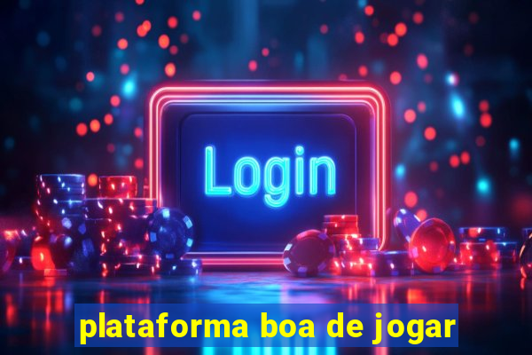 plataforma boa de jogar