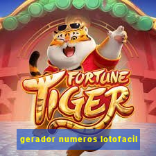 gerador numeros lotofacil