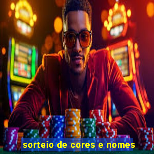 sorteio de cores e nomes