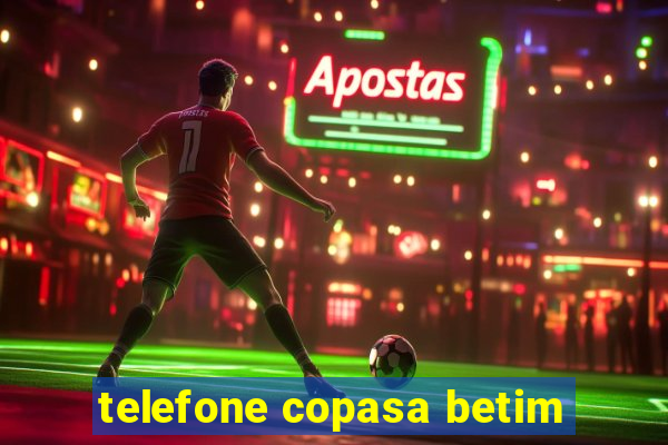 telefone copasa betim