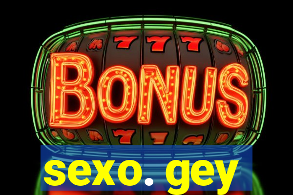 sexo. gey