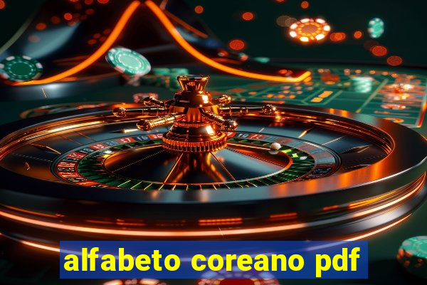 alfabeto coreano pdf