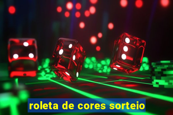 roleta de cores sorteio