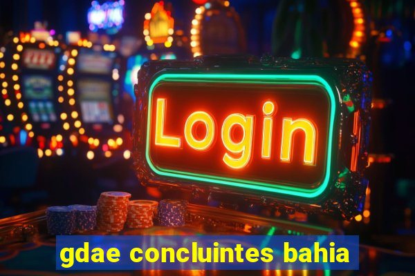 gdae concluintes bahia