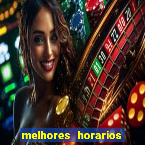 melhores horarios pagantes fortune tiger