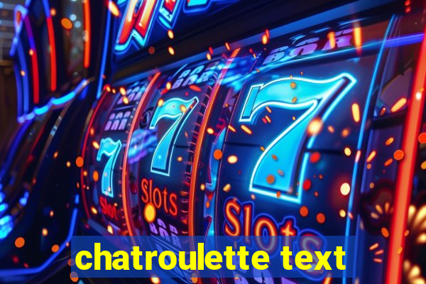 chatroulette text