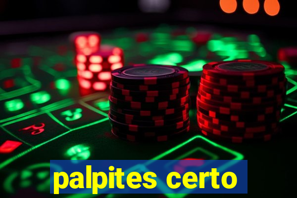 palpites certo