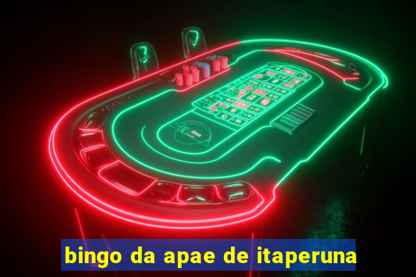 bingo da apae de itaperuna