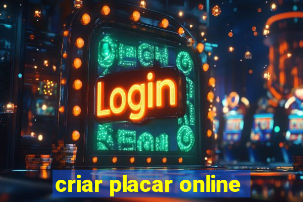 criar placar online