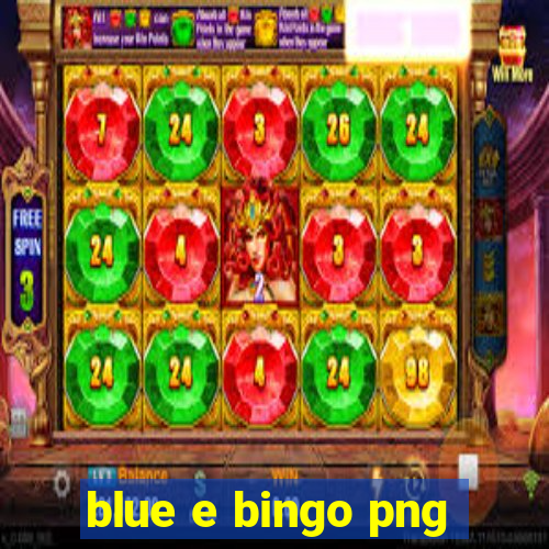 blue e bingo png