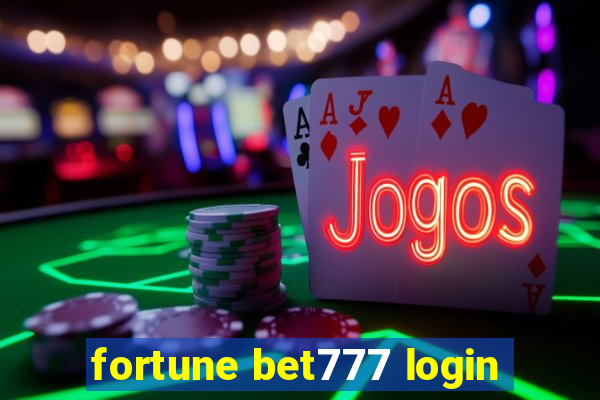 fortune bet777 login