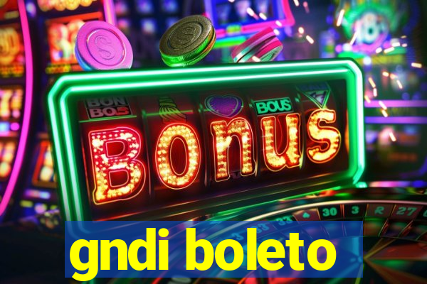 gndi boleto