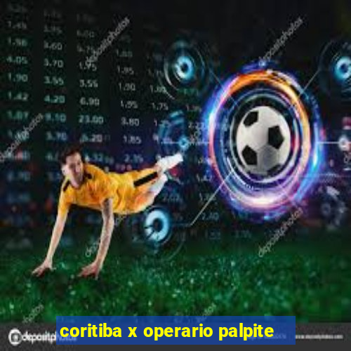 coritiba x operario palpite