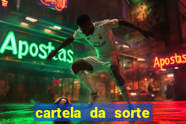 cartela da sorte time de futebol que mais saem