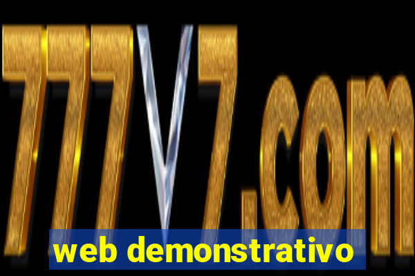 web demonstrativo