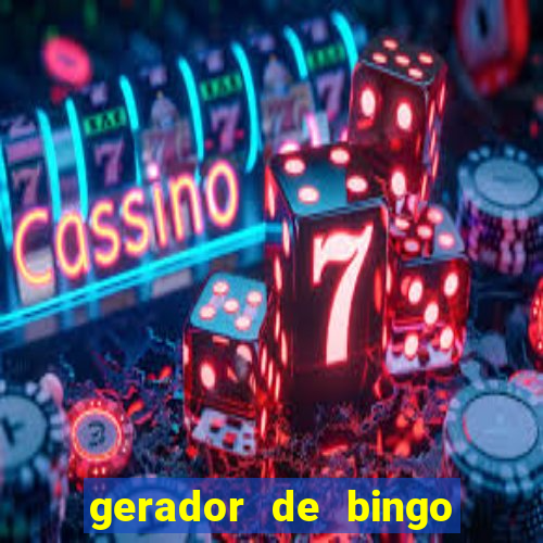 gerador de bingo cha de bebe