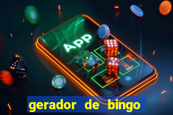 gerador de bingo cha de bebe