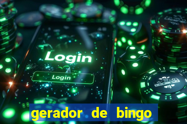 gerador de bingo cha de bebe