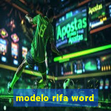 modelo rifa word