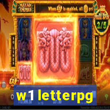 w1 letterpg