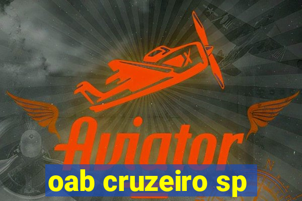 oab cruzeiro sp