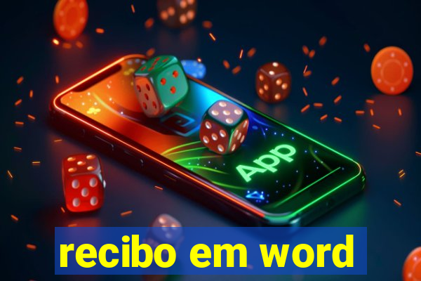 recibo em word