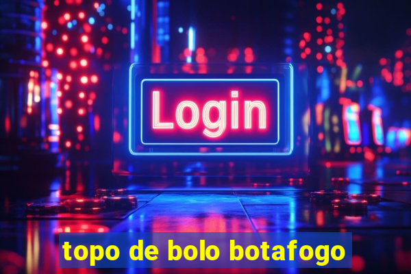 topo de bolo botafogo