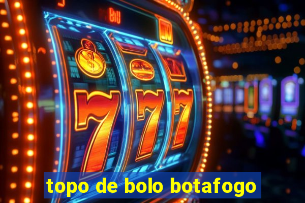 topo de bolo botafogo