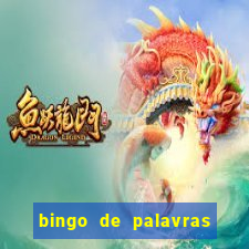 bingo de palavras de natal