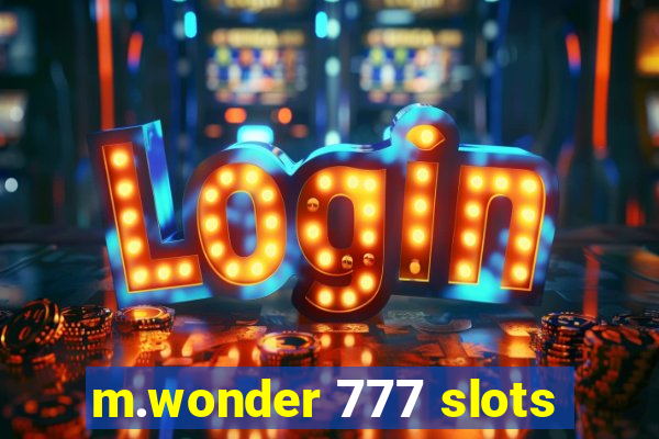 m.wonder 777 slots