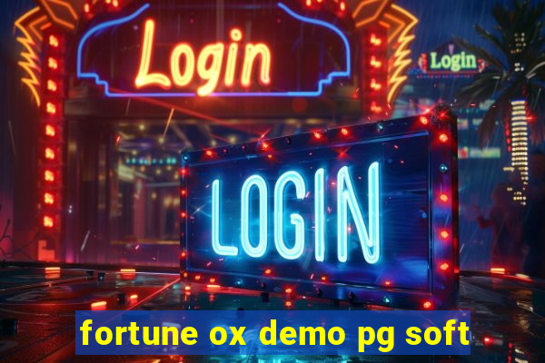 fortune ox demo pg soft