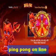 ping pong on line