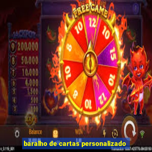 baralho de cartas personalizado