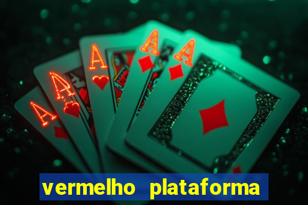 vermelho plataforma de jogos