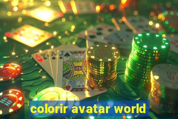 colorir avatar world