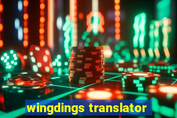 wingdings translator