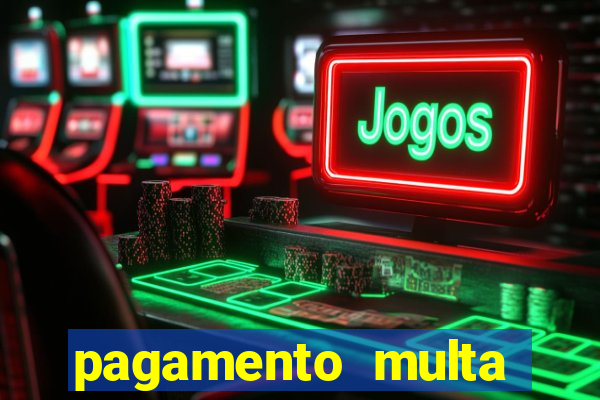 pagamento multa detran mg