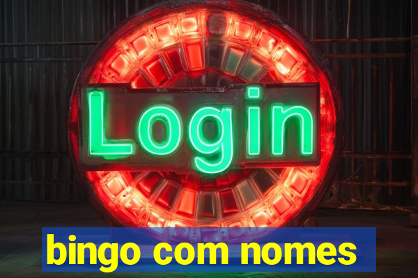 bingo com nomes