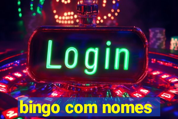 bingo com nomes