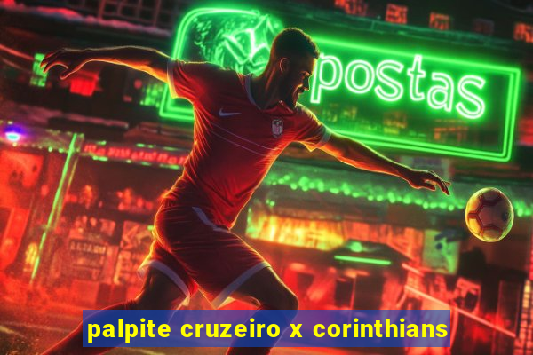 palpite cruzeiro x corinthians