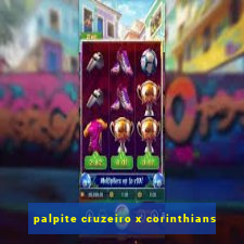 palpite cruzeiro x corinthians