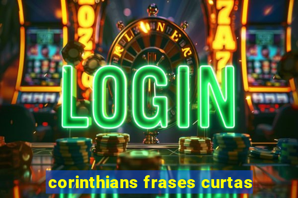 corinthians frases curtas