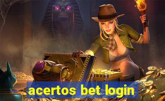 acertos bet login