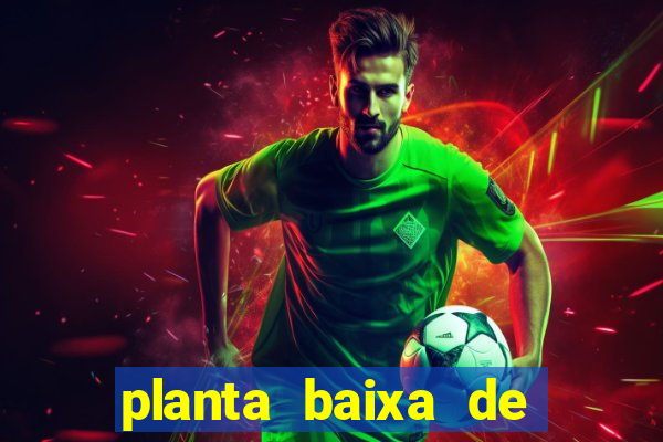 planta baixa de campo de futebol society